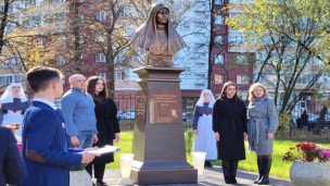 Торжественное открытие бюста преподобномученице великой княгине Елисавете Феодоровне Романовой